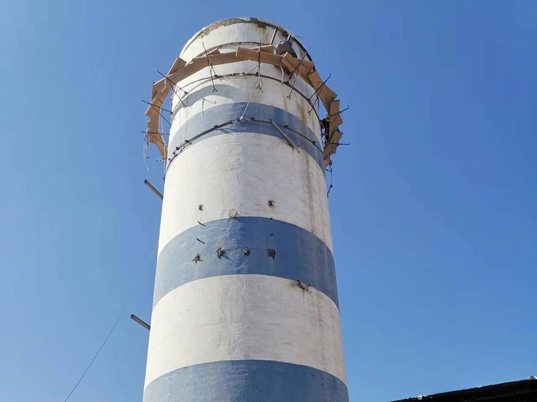 烟囱拆除前期现场勘察流程